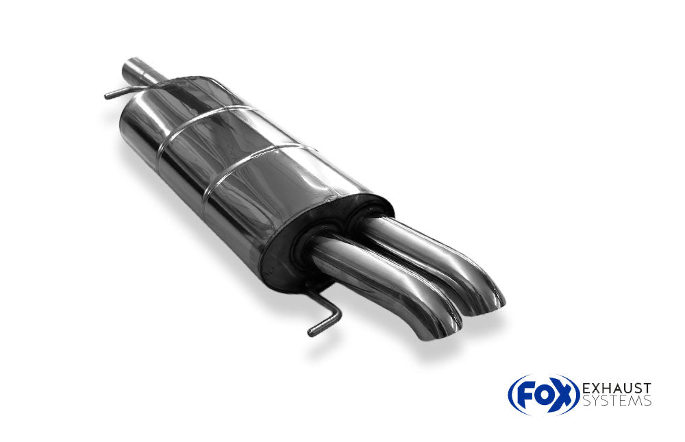 Fox passend fürVW Passat 3B/ 3BG Endschalldämpfer - 2x63 Typ 28
