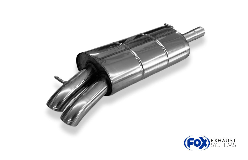 Fox passend für VW Passat 3B/ 3BG Endschalldämpfer - 2x63 Typ 28