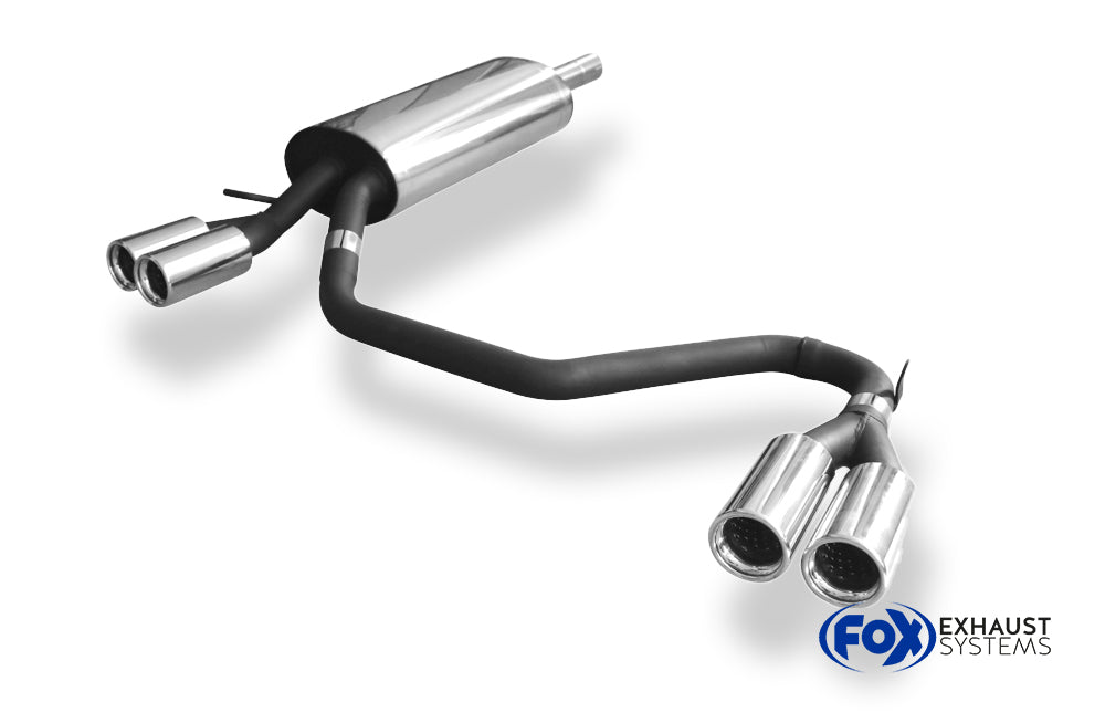 Fox passend fürVW Passat 3B/ 3BG Endschalldämpfer Ausgang rechts/links - 2x76 Typ 13 rechts/links