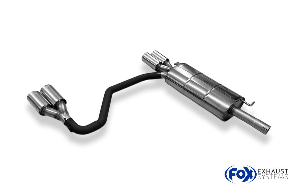 Fox passend fürVW Passat 3B/ 3BG Endschalldämpfer Ausgang rechts/links - 2x80 Typ 24 rechts/links