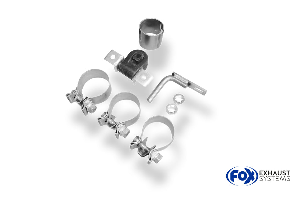 Fox passend fürVW Passat 3B/ 3BG Endschalldämpfer Ausgang rechts/links - 135x80 Typ 53 rechts/links