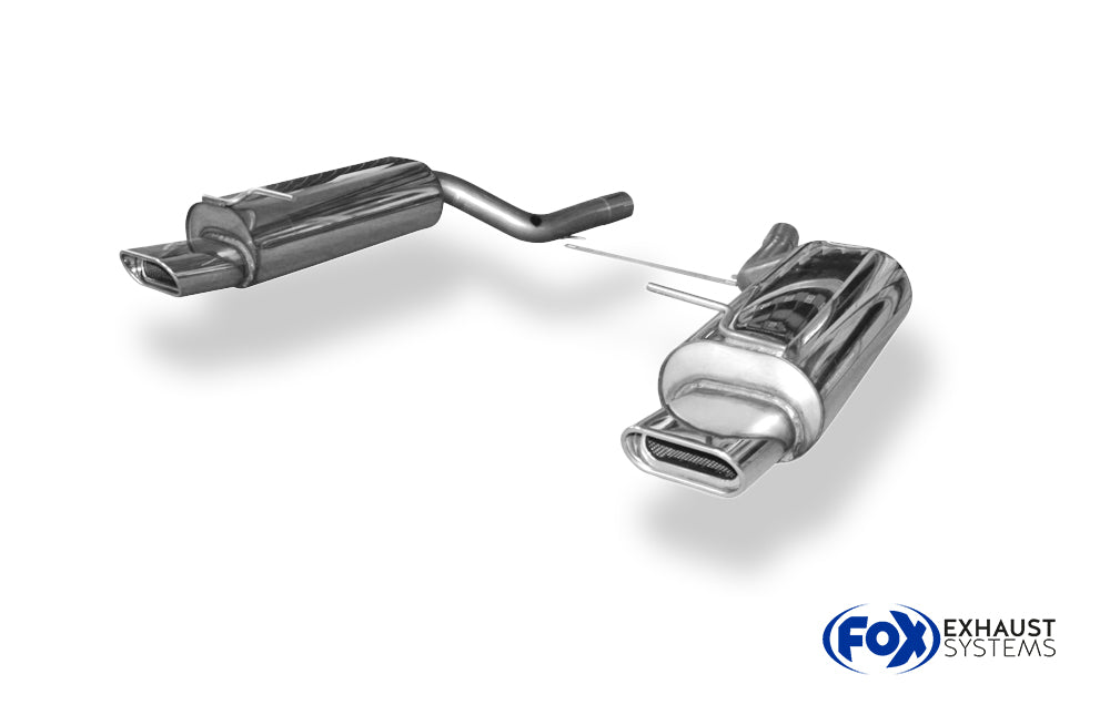 Fox passend fürVW Passat 3B/ 3BG 4-Motion Endschalldämpfer rechts/links - 150x70 Typ 53 rechts/links
