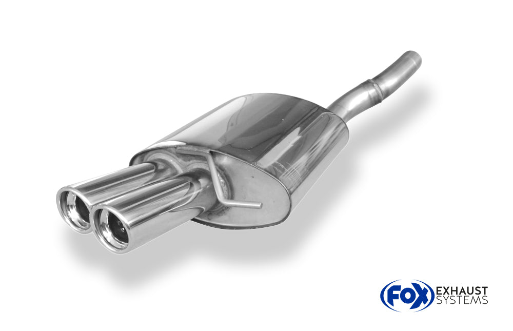 Fox passend fürVW Passat 3C/ 3C CC Endschalldämpfer Ø63,5mm - 2x90 Typ 17