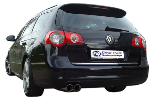 Fox passend für VW Passat 3C/ 3C CC Endschalldämpfer Ø63,5mm - 2x90 Typ 17