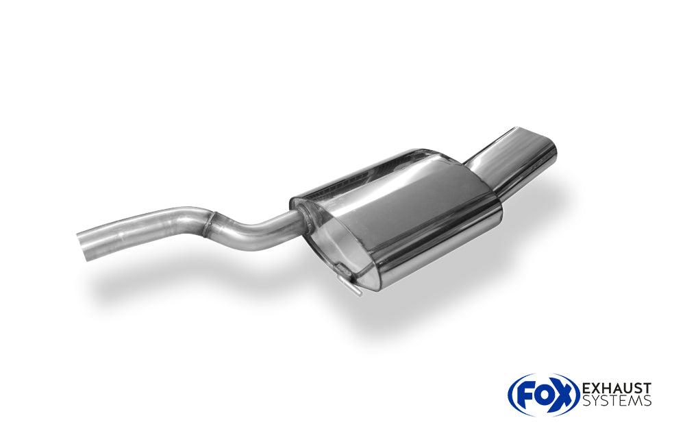 Fox passend fürVW Passat 3C/ 3C CC Endschalldämpfer Ø63,5mm - 160x80 Typ 53