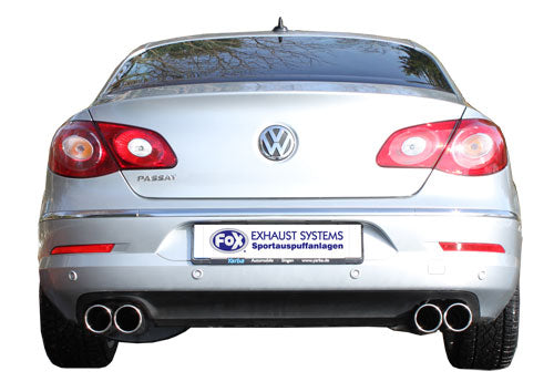 Fox passend fürVW Passat 3C/ 3C CC Endschalldämpfer Ausgang rechts/links - 2x90 Typ 13 rechts/links
