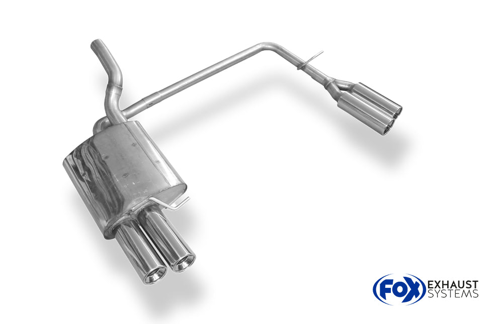 Fox passend für VW Passat 3C/ 3C CC Endschalldämpfer Ausgang rechts/links - 2x90 Typ 13 rechts/links