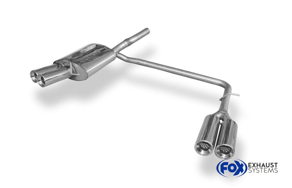 Fox passend fürVW Passat 3C/ 3C CC Endschalldämpfer Ausgang rechts/links - 2x90 Typ 13 rechts/links