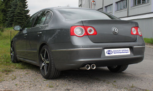 Fox passend für VW Passat 3C/ 3C CC - 4 Motion Endschalldämpfer - 2x80 Typ 13