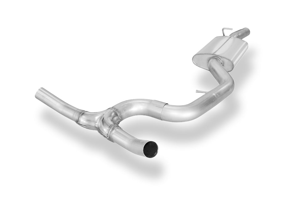 Fox passend fürVW Passat 3C 4-Motion - 3,2l + 3,6l Mittelschalldämpfer inkl. Y-Adapter