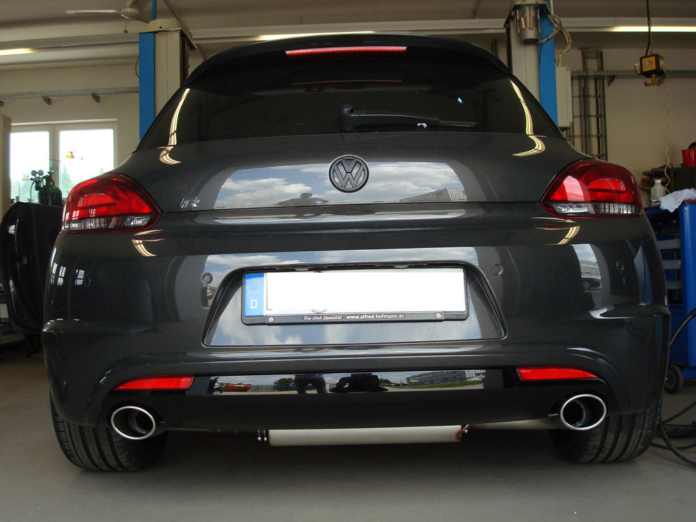 Fox passend fürVW Scirocco R - 13 Endschalldämpfer Ausgang rechts/links - 115x85 Typ 32 rechts/links