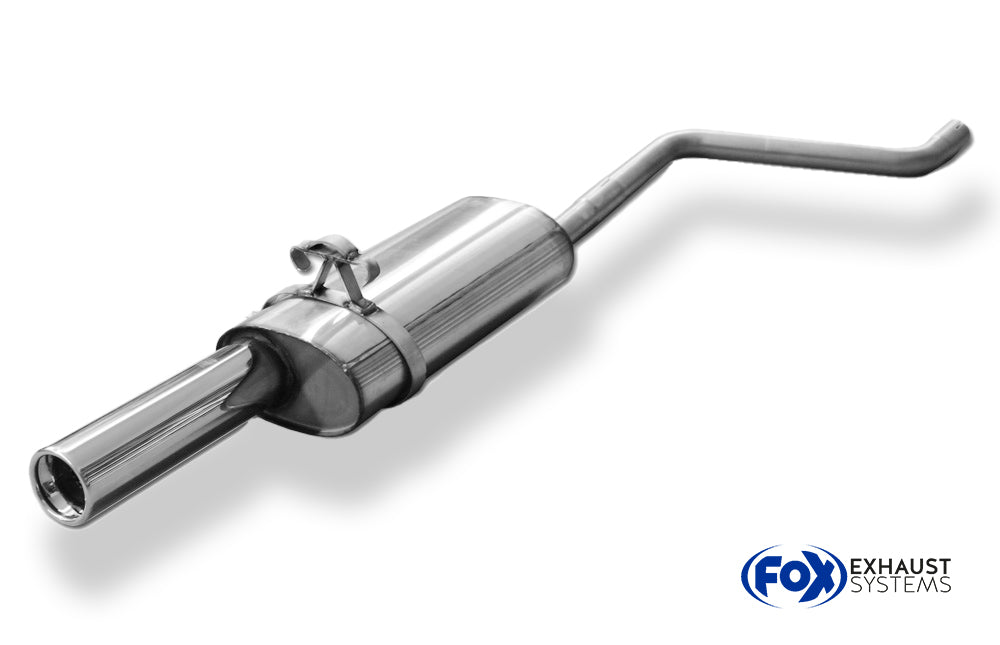Fox passend fürVW Polo 86C Endschalldämpfer - 1x80 Typ 13