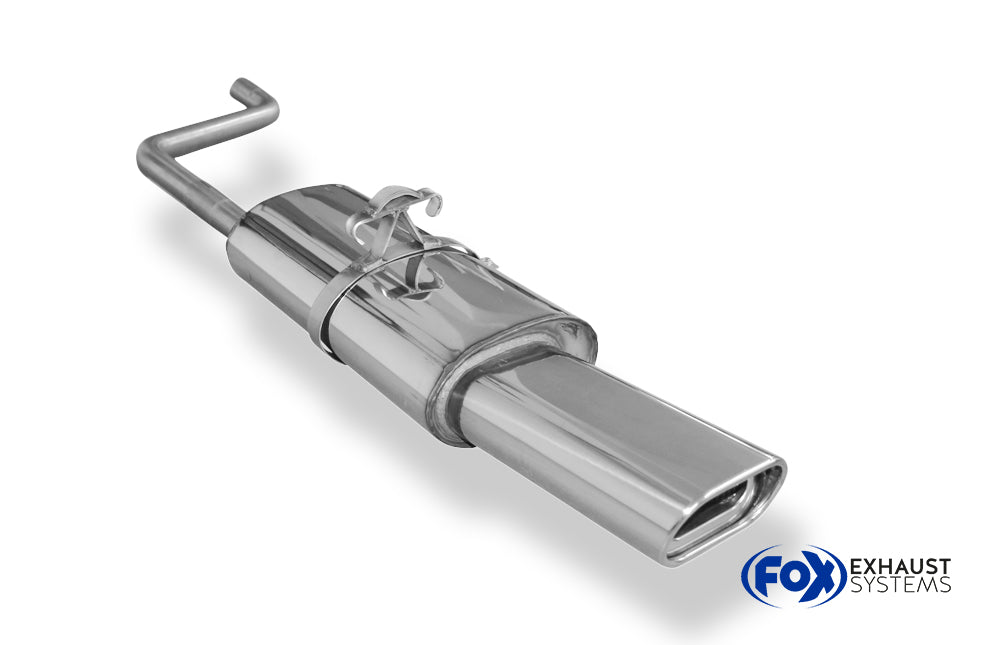 Fox passend fürVW Polo 86C Endschalldämpfer - 135x80 Typ 53