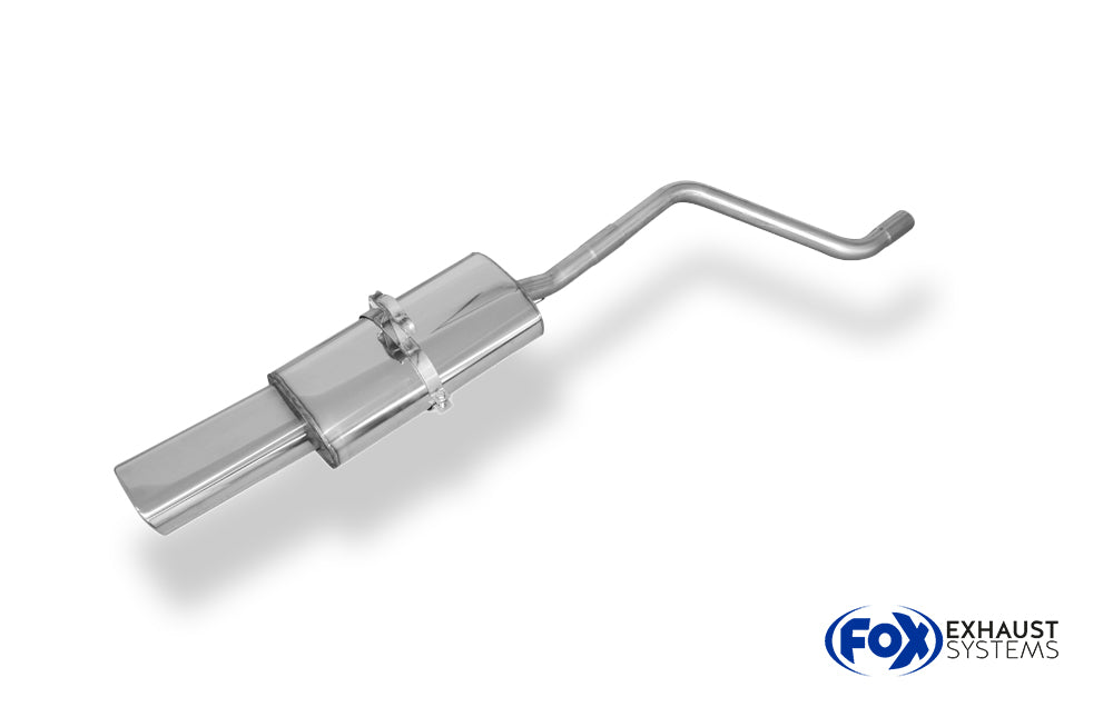 Fox passend fürVW Polo 86C Endschalldämpfer - 135x80 Typ 53