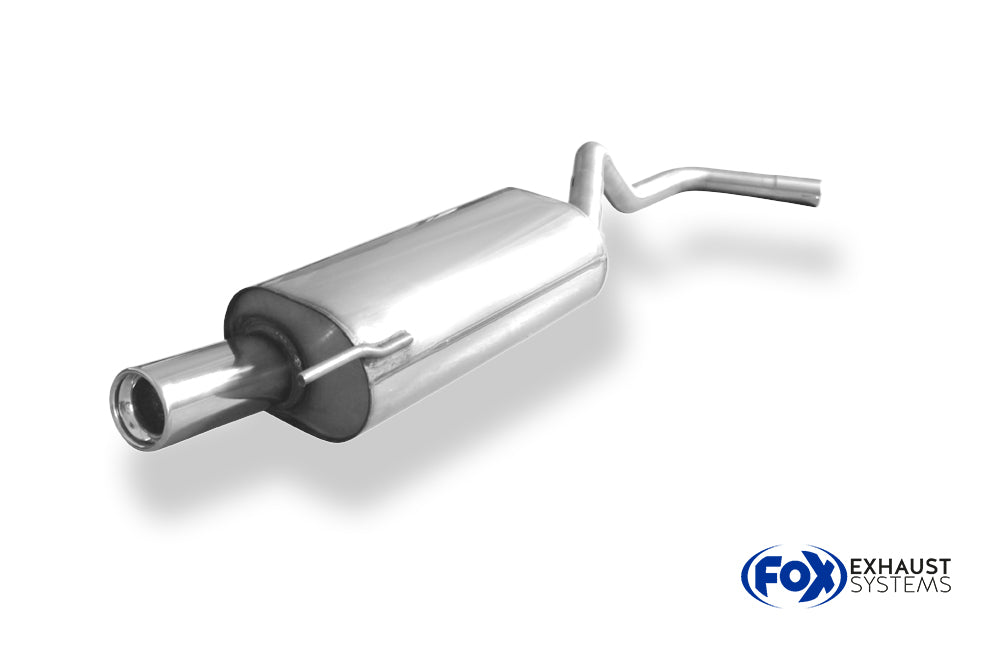 Fox passend fürVW Polo 6N Endschalldämpfer einflutig Ø45mm - 1x80 Typ 13
