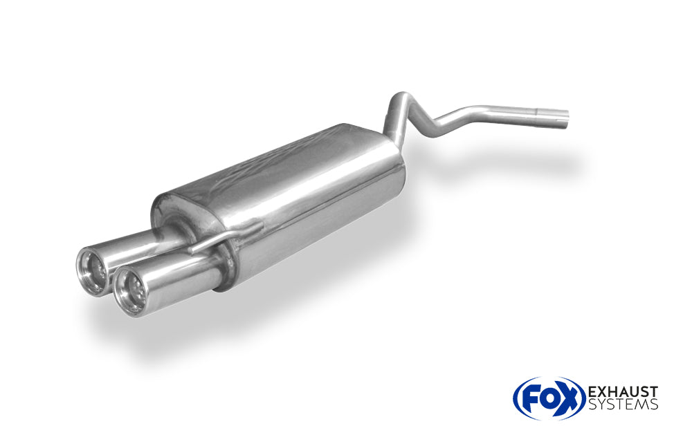 Fox passend fürVW Polo 6N Endschalldämpfer zweiflutig - 2x76 Typ 13
