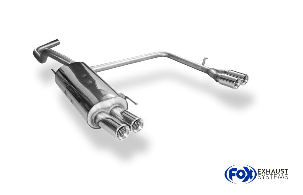 Fox passend fürVW Polo 6N Endschalldämpfer Ausgang rechts/links - 2x70 Typ 13 rechts/links