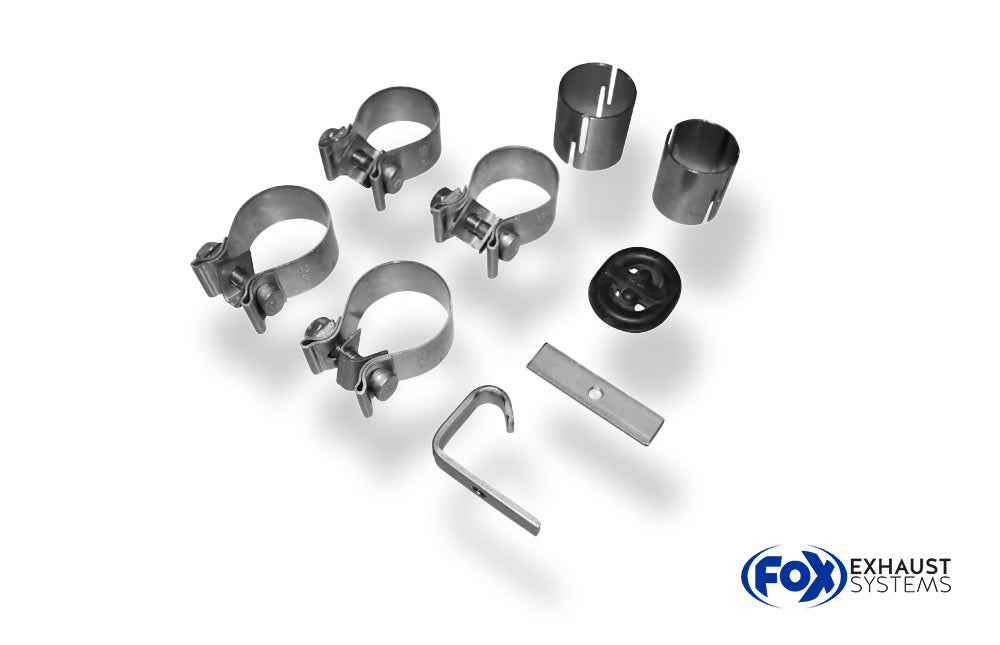 Fox passend fürVW Polo 6N Endschalldämpfer Ausgang rechts/links - 135x80 Typ 53 rechts/links