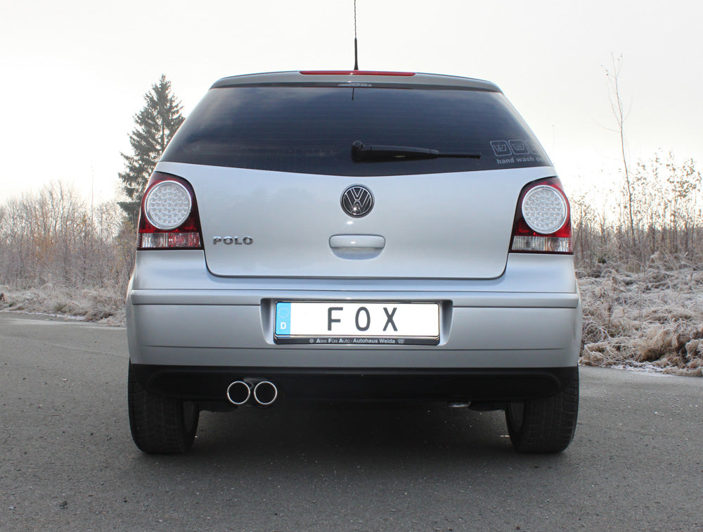 Fox passend für VW Polo 9N Endschalldämpfer - 2x70 Typ 13