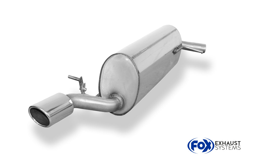 Fox passend fürVW Polo 6R Endschalldämpfer - 88x74 Typ 32