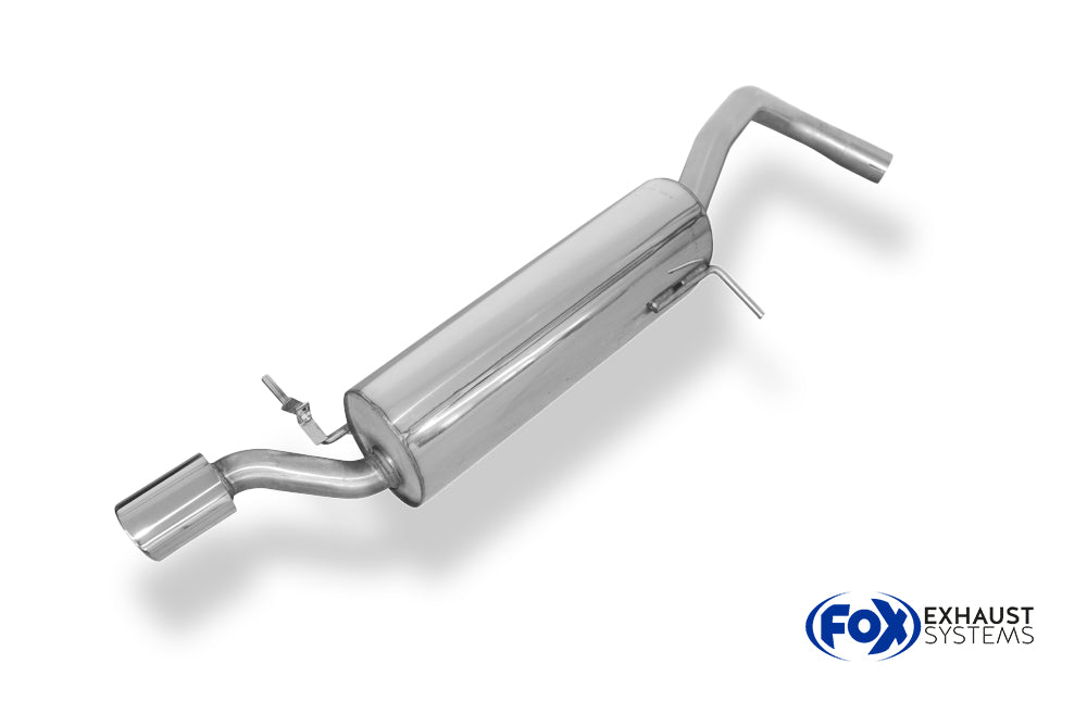 Fox passend fürVW Polo 6R Endschalldämpfer - 88x74 Typ 32