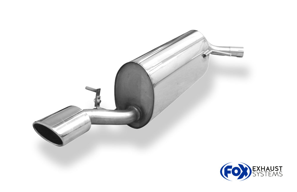 Fox passend fürVW Polo 6R Endschalldämpfer - 115x85 Typ 32