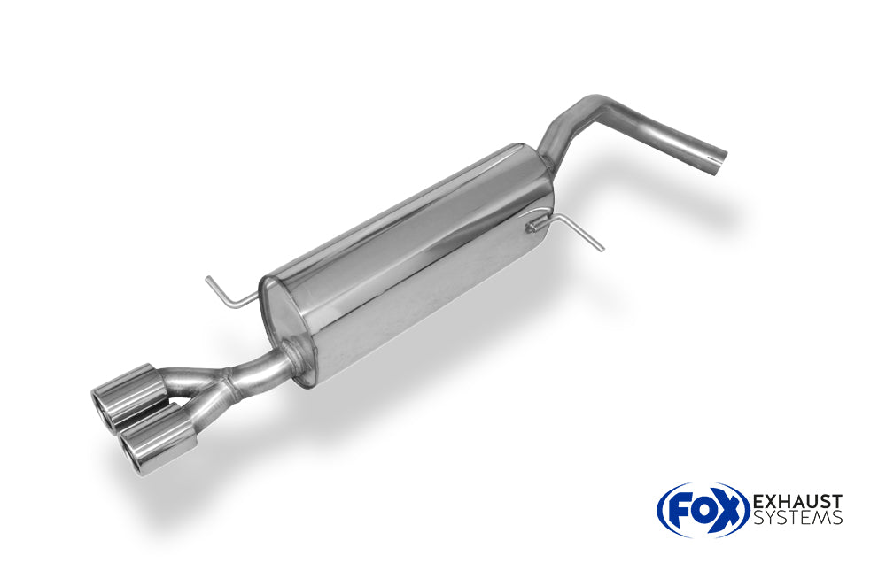Fox passend für VW Polo 6R GTI Endschalldämpfer - 2x76 Typ 12