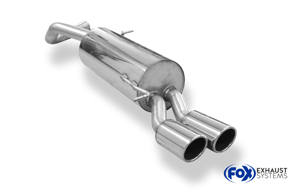 Fox passend für VW Polo 6R - GT und GTI Endschalldämpfer 63,5mm - 2x90 Typ 16