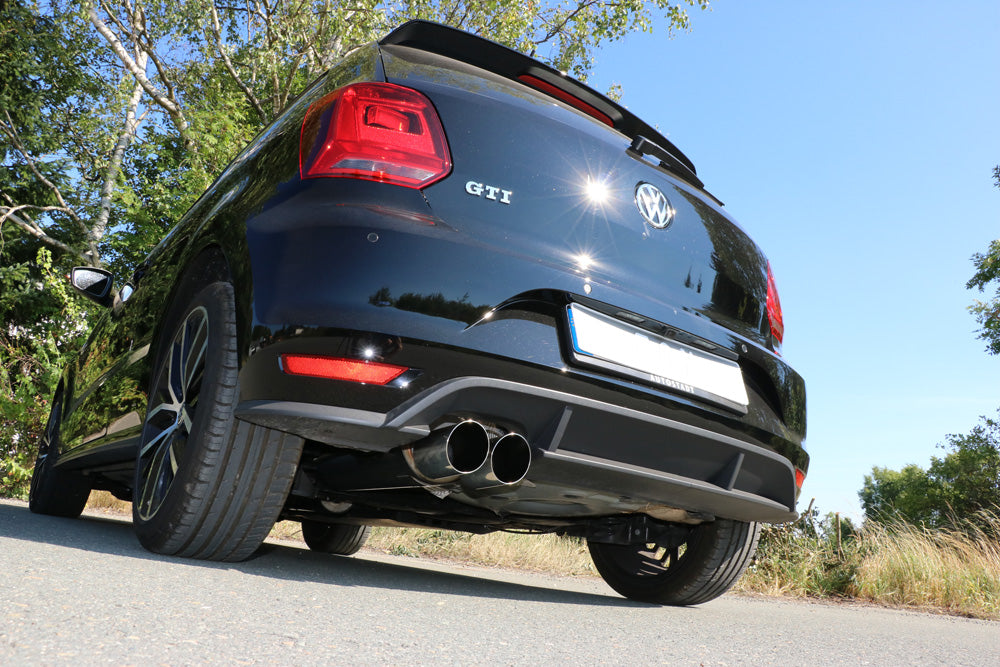 Fox passend fürVW Polo 6R - GT und GTI Endschalldämpfer 63,5mm - 2x90 Typ 14