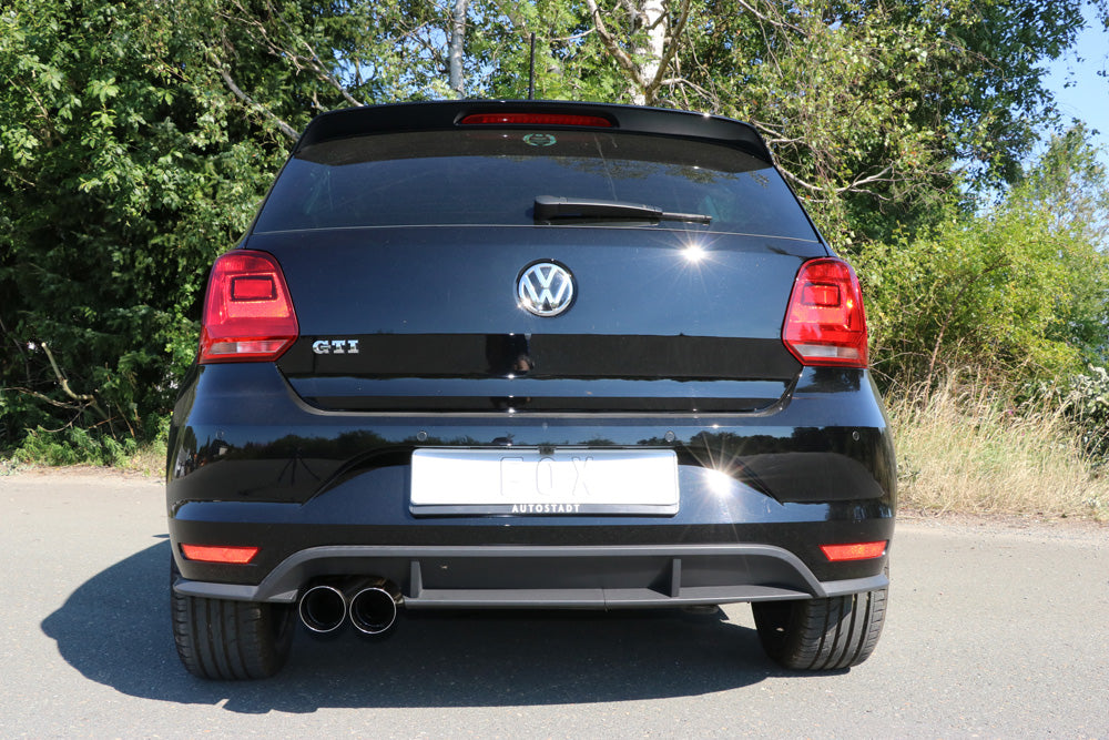 Fox passend fürVW Polo 6R - GT und GTI Endschalldämpfer 63,5mm - 2x90 Typ 14