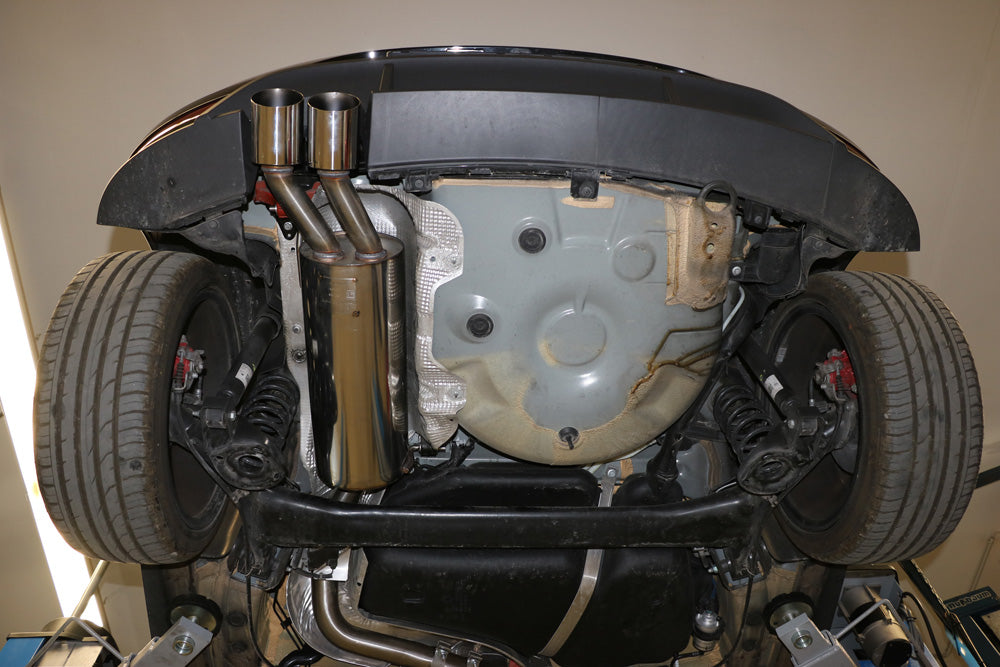 Fox passend fürVW Polo 6R - GT und GTI Endschalldämpfer 63,5mm - 2x90 Typ 14