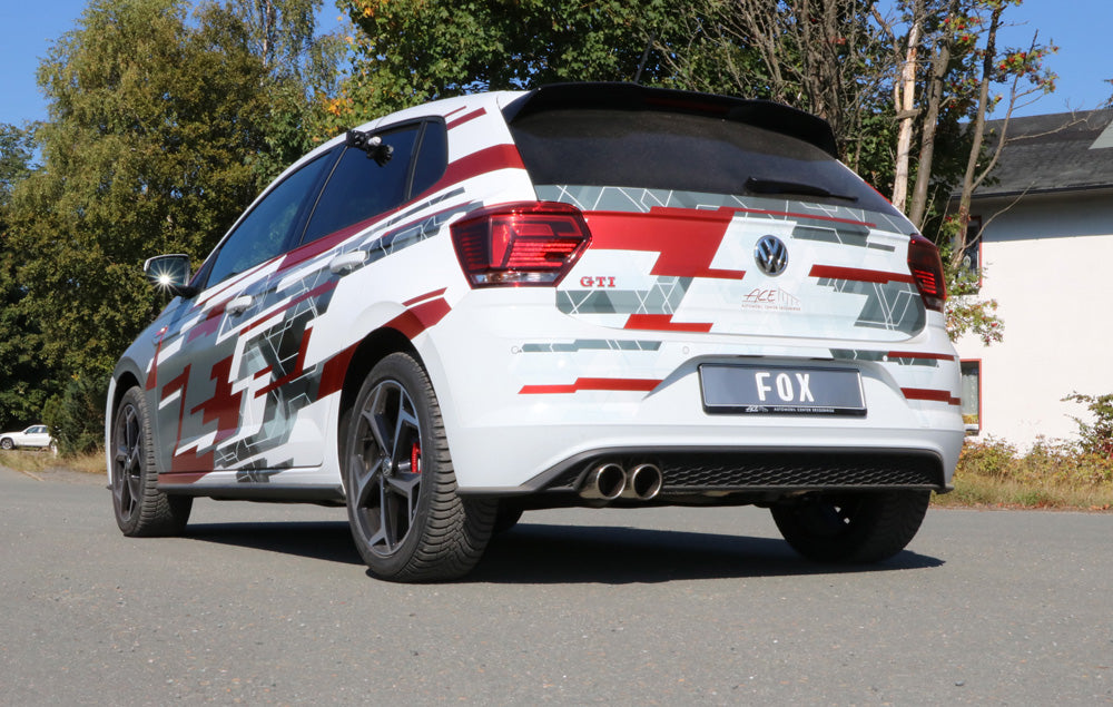 Fox passend fürVW Polo AW1 GTI Endschalldämpfer - 2x90 Typ 16