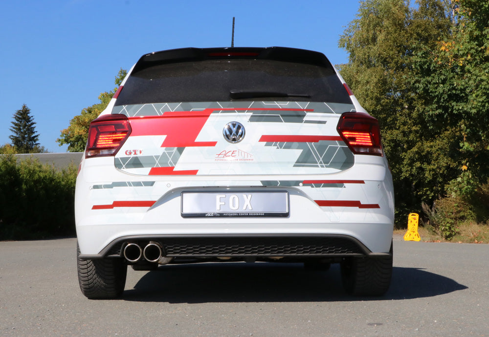 Fox passend fürVW Polo AW1 GTI Endschalldämpfer - 2x90 Typ 16