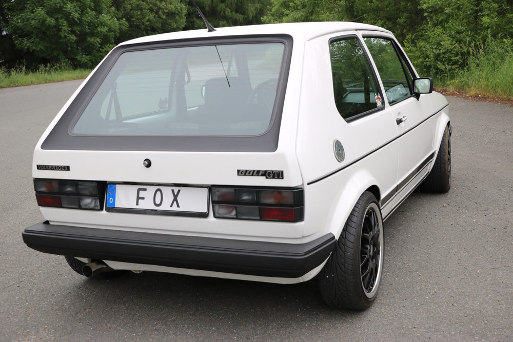 Fox passend fürVW Golf I GTI Endschalldämpfer Ø63,5mm - 1x63,5 Typ 23