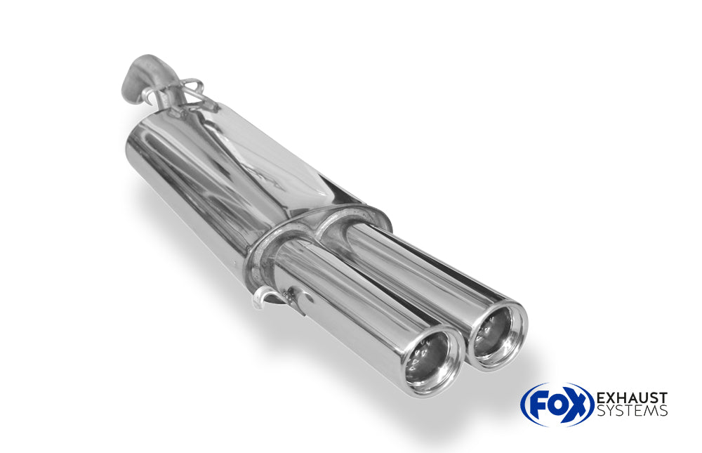 Fox passend fürVW Golf II Typ 19E Endschalldämpfer  - 2x76 Typ 13
