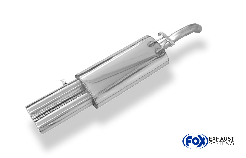 Fox passend fürVW Golf II Typ 19E Endschalldämpfer  - 2x76 Typ 13