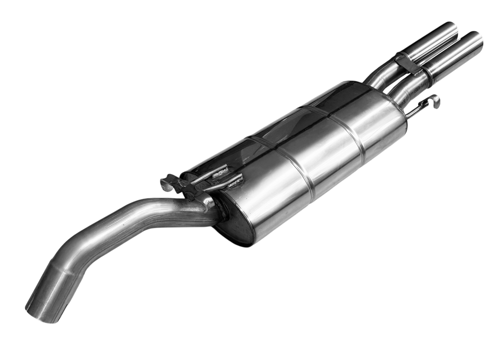 Fox passend fürVW Golf II Typ 19E Endschalldämpfer - 2x55 Typ 14