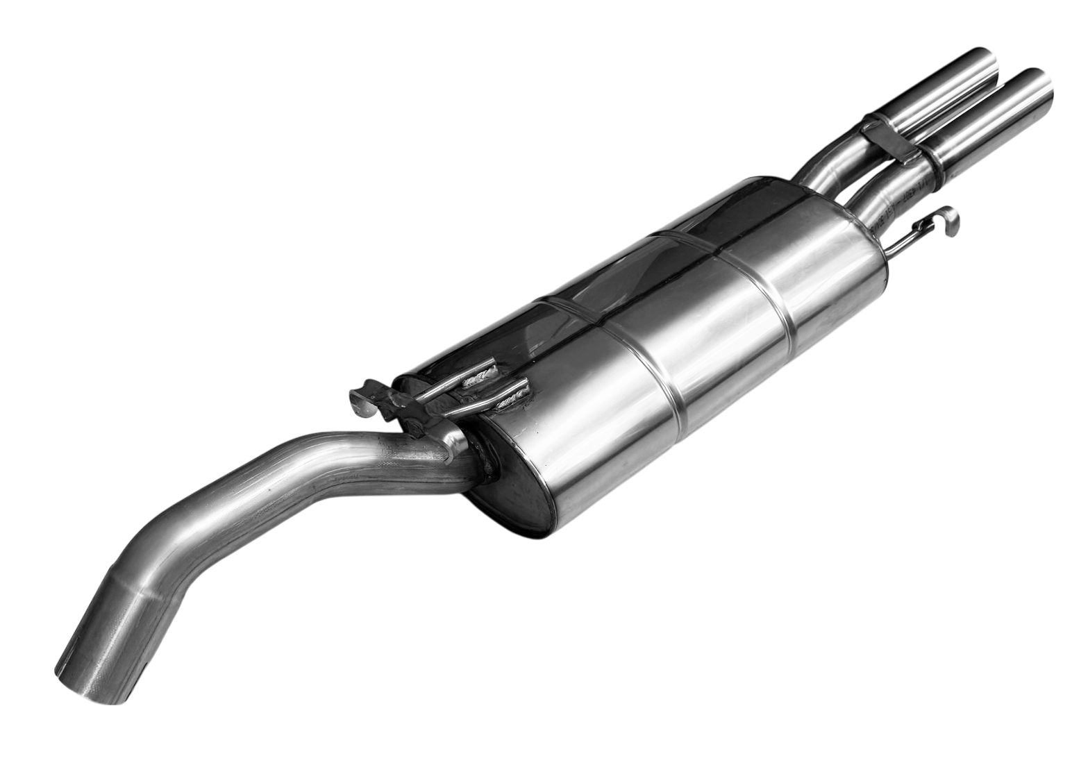 Fox passend fürVW Golf II Typ 19E Endschalldämpfer - 2x55 Typ 14