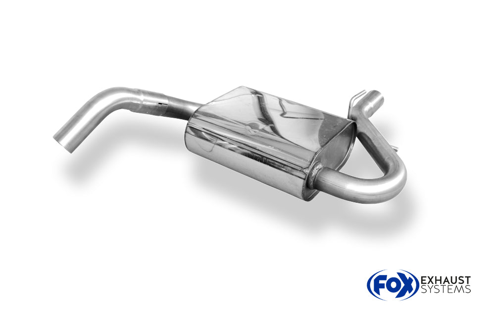 Fox passend fürVW Golf IV Cabriolet Mittelschalldämpfer