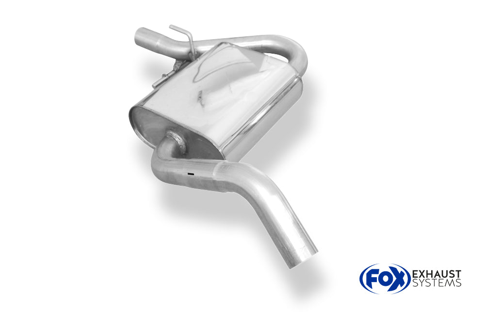 Fox passend fürVW Golf IV Cabriolet Mittelschalldämpfer