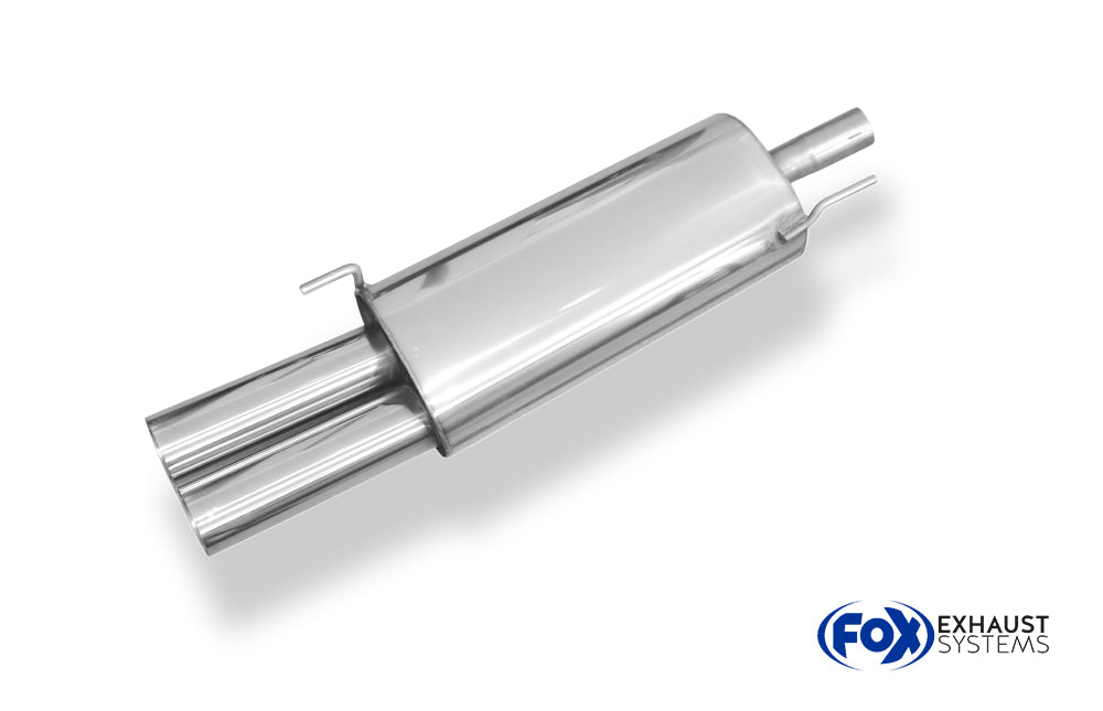 Fox passend fürVW Golf III Endschalldämpfer - 2x76 Typ 10