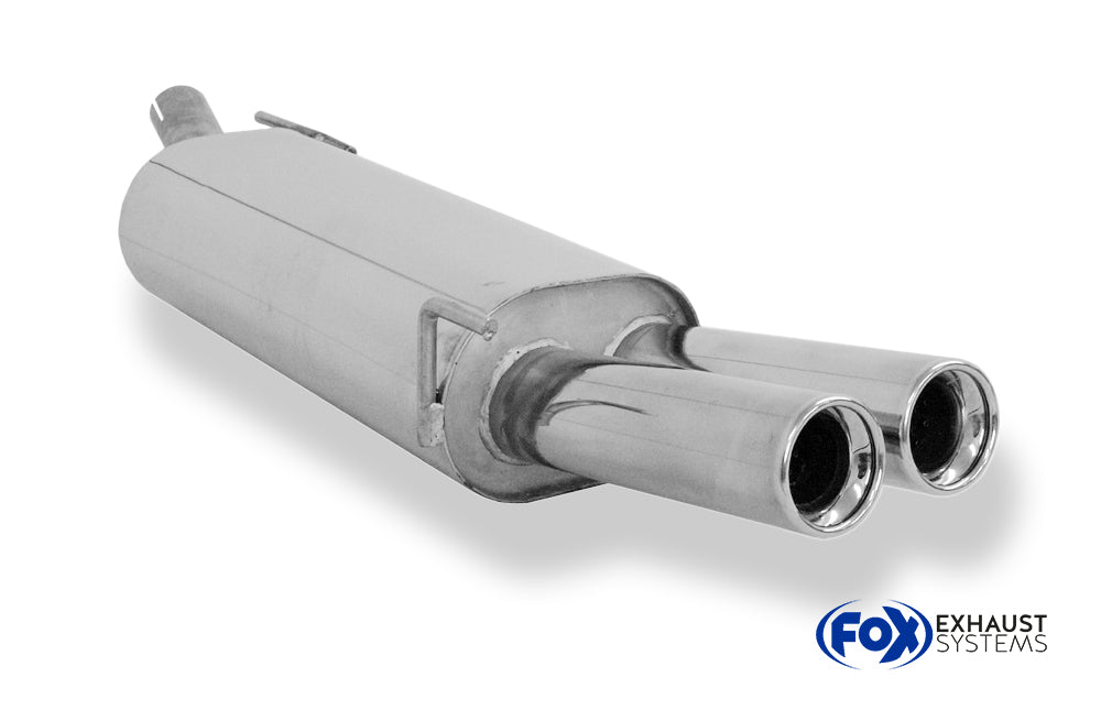 Fox passend fürVW Golf III GTI/ VR6 Endschalldämpfer - 2x76 Typ 13