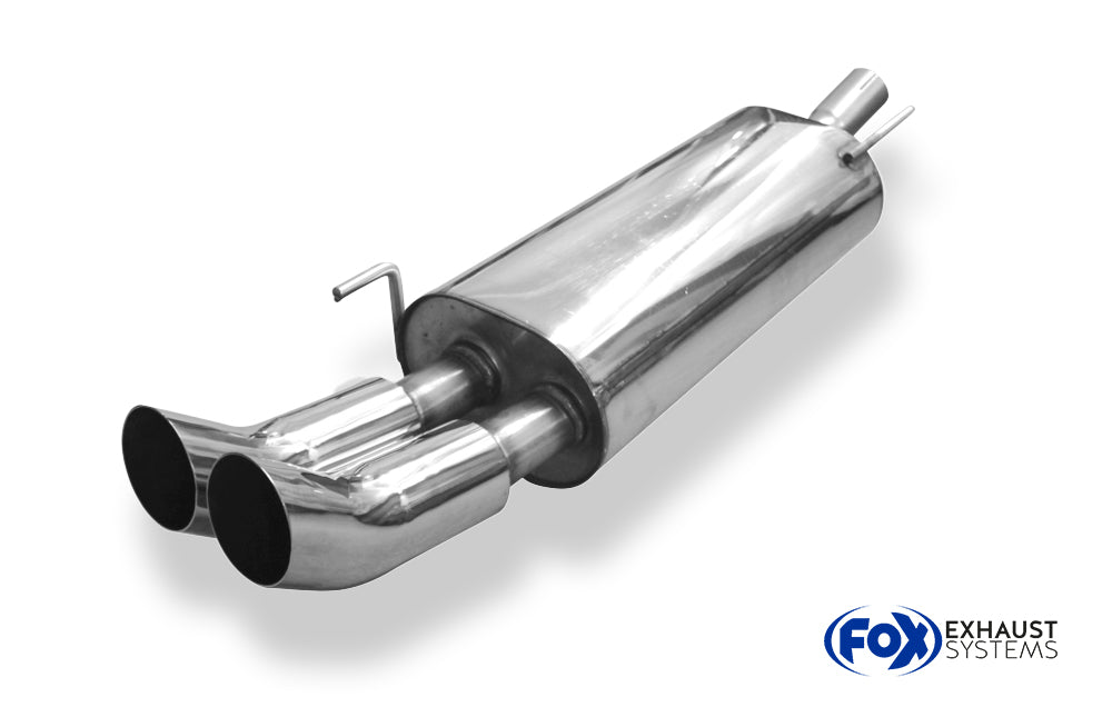 Fox passend fürVW Golf III Endschalldämpfer - 2x76 Typ 18