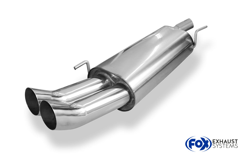 Fox passend für VW Golf III GTI/ VR6 Endschalldämpfer - 2x76 Typ 18
