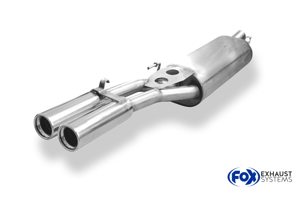 Fox passend fürVW Golf III Variant Endschalldämpfer - 2x76 Typ 13