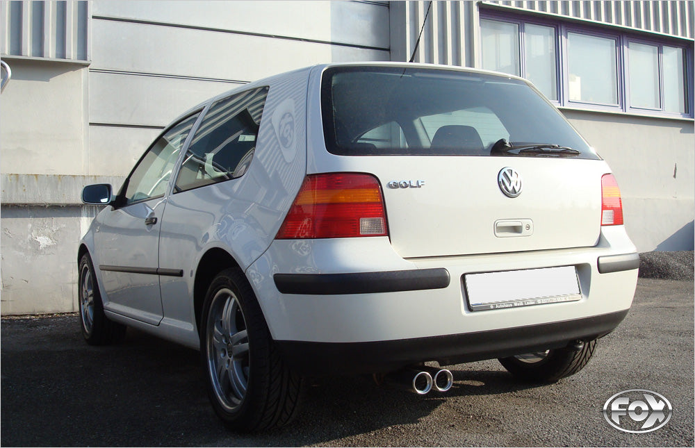 Fox passend fürVW Golf IV Endschalldämpfer - 2x76 Typ 13
