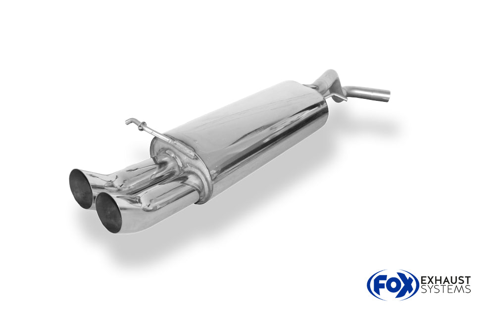 Fox passend fürVW Golf IV Endschalldämpfer - 2x76 Typ 18