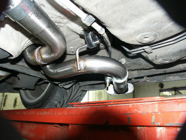 Fox passend für VW Golf IV 3-türig Endschalldämpfer Side Pipe - 135x80 Typ 50 Ausgang auf Fahrerseite