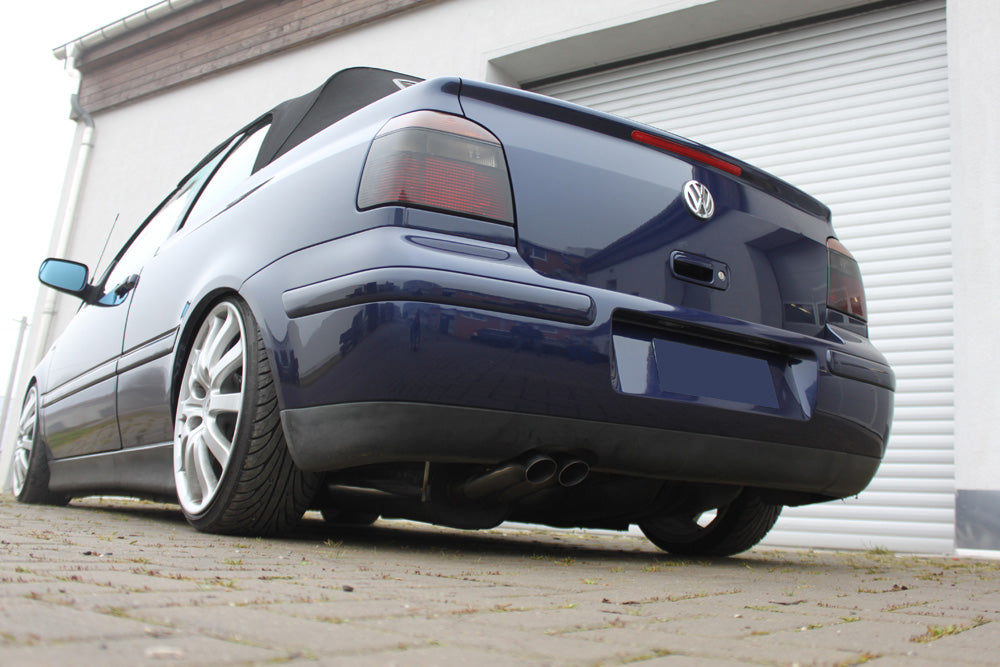 Fox passend fürVW Golf IV Cabriolet Endschalldämpfer - 2x63 Typ 28