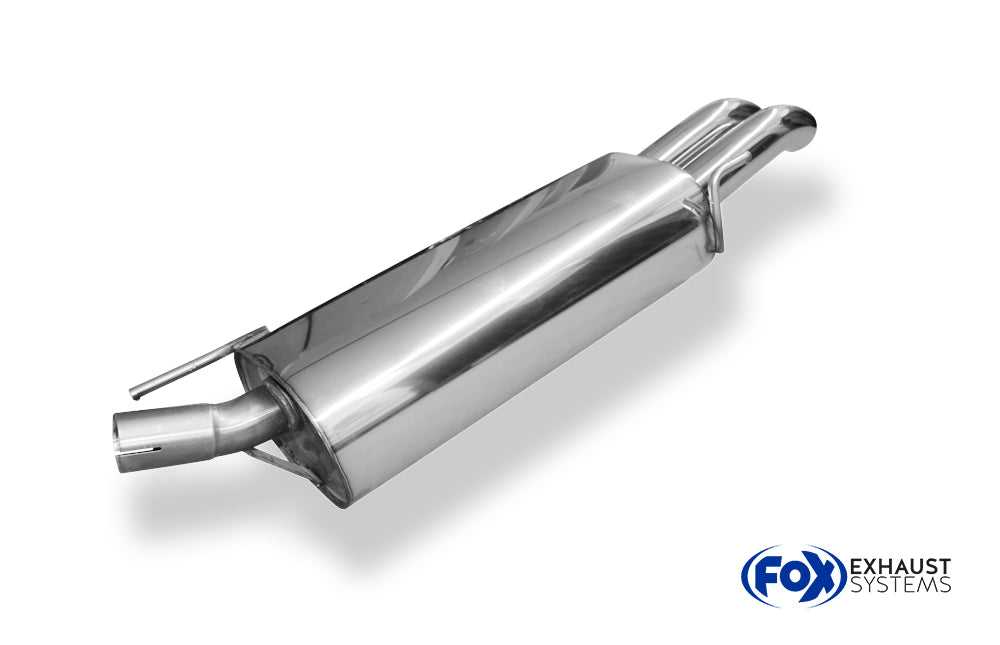 Fox passend fürVW Golf IV Cabriolet Endschalldämpfer - 2x63 Typ 28